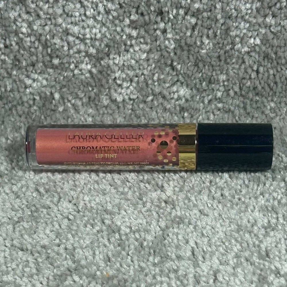 Laura Geller Chromatic Water Lip Tint Pink‎ Sorbet 0.13oz Shimmer Gloss Women